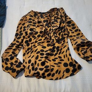 JCrew Flowy Long Sleeve Blouse